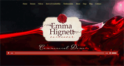 Desktop Screenshot of emmahignett.com